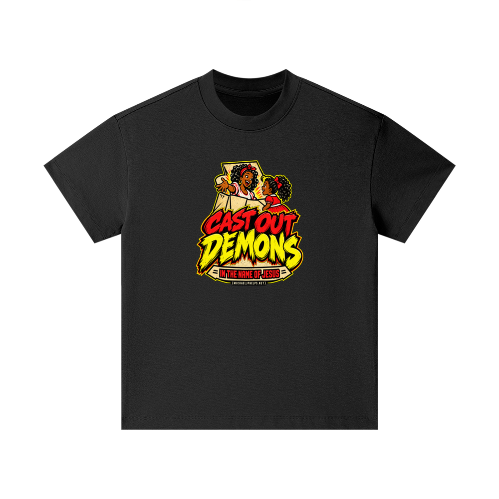 CAST OUT DEMONS IN THE NAME OF JESUS (MICHAELJPHELPS.NET) Kids T-Shirt