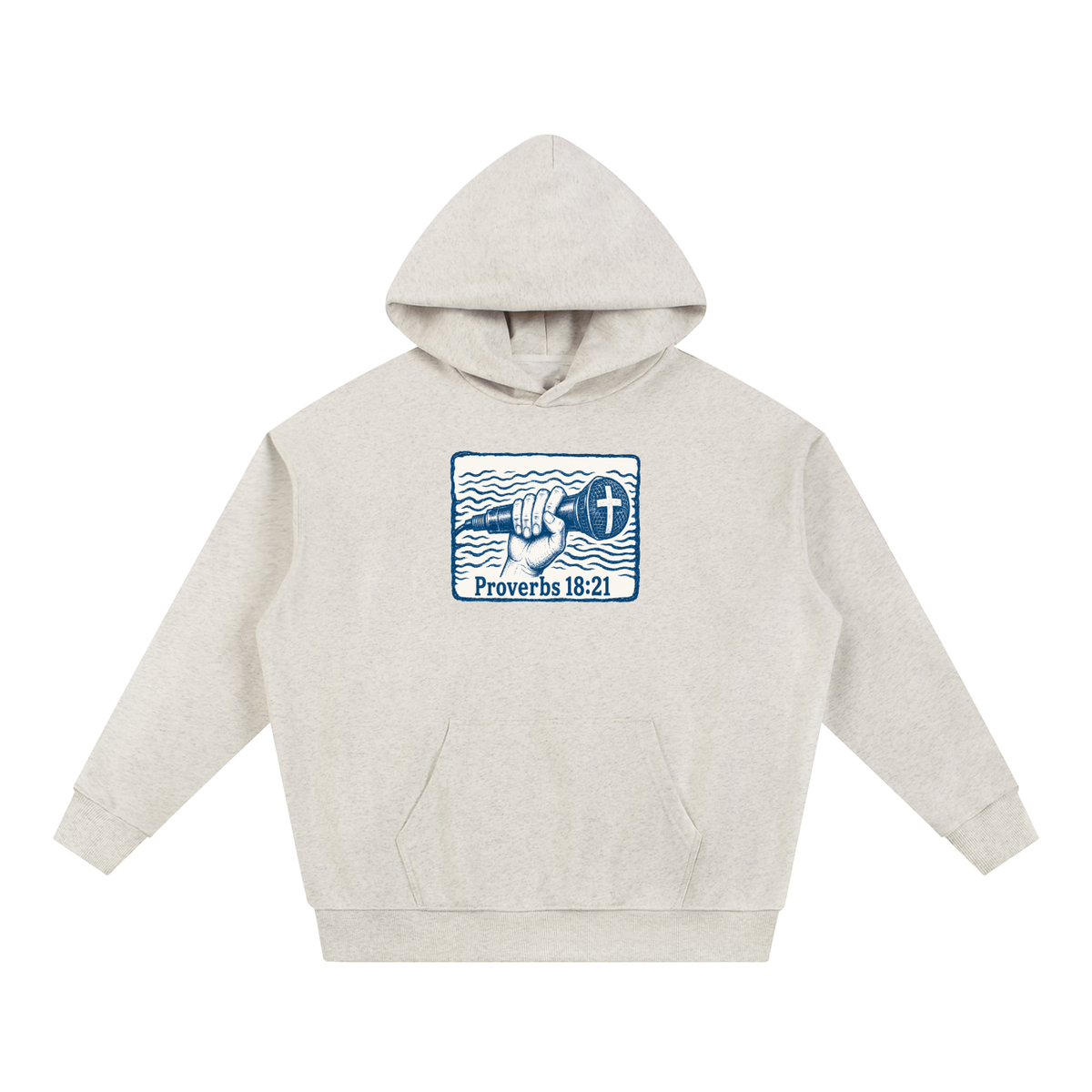 Proverbs 18:21 mic Hoodie