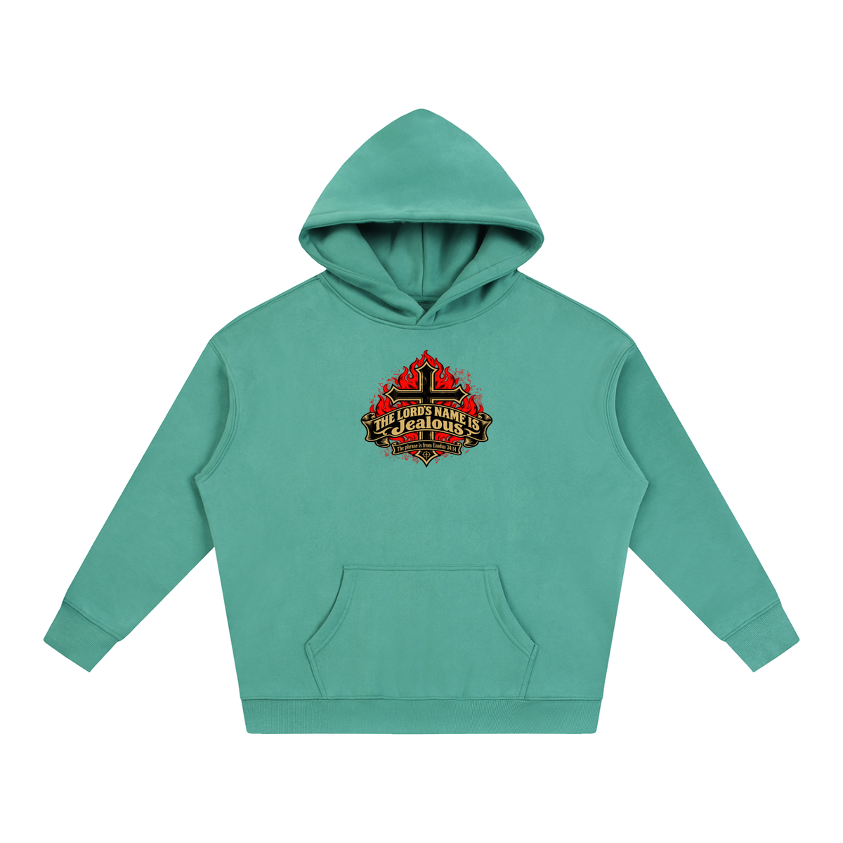THE LORD'S NAME IS Jealous The phrase is from Exodus 34:14 Hoodie