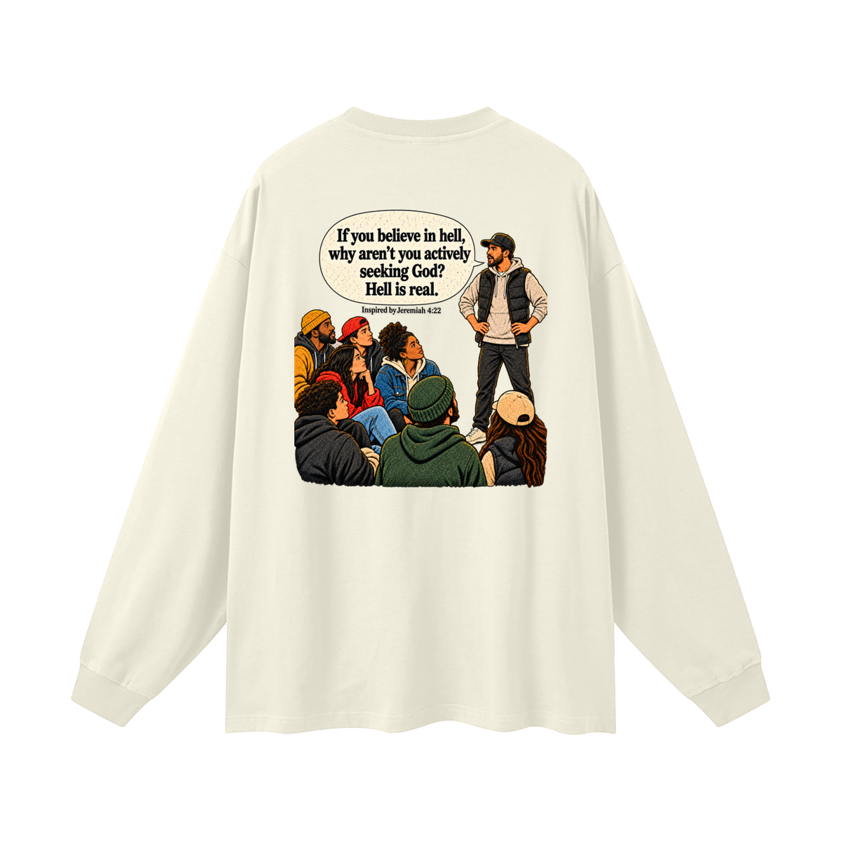 HELL IS NOT DOPE Long Sleeve T-Shirt