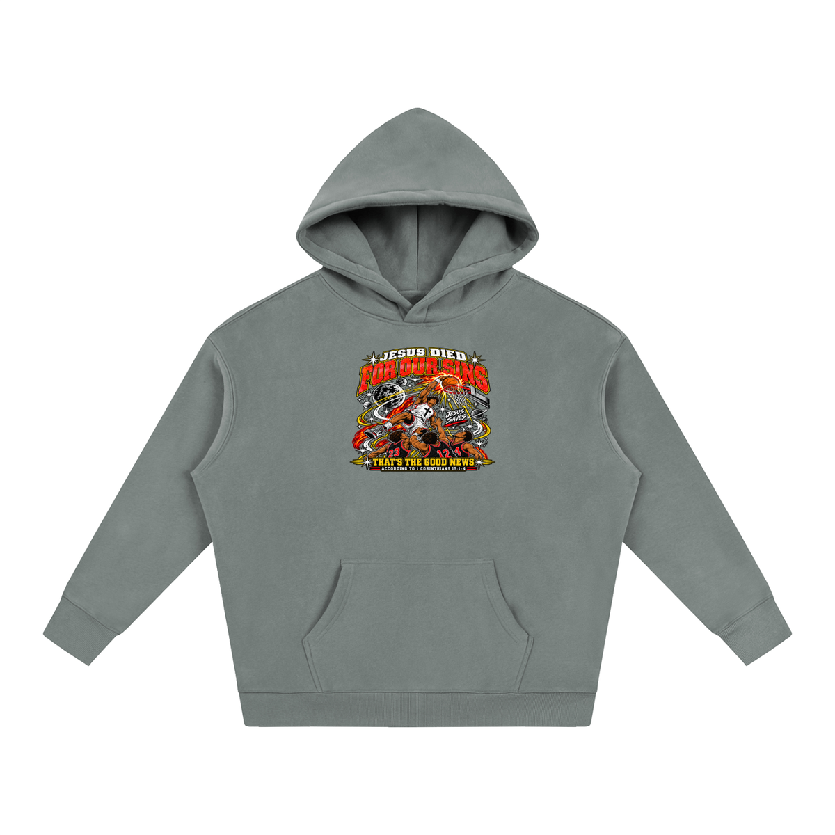 Jesus died for our sins that's the good news according to 1 Corinthians 15:1-4 Hoodie