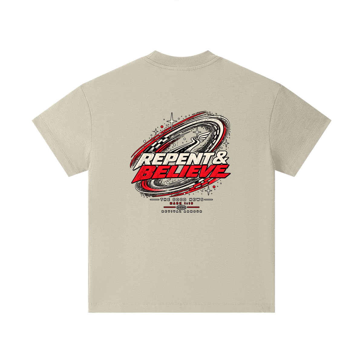 JESUS CHRIST DIED FOR OUR SINS THAT'S THE GOOD NEWS ACCORDING TO 1 CORINTHIANS 15:1-4 REPENT & BELIEVE THE GOOD NEWS - MARK 1:15 - REVIVAL ARMOUR Kids T-Shirt