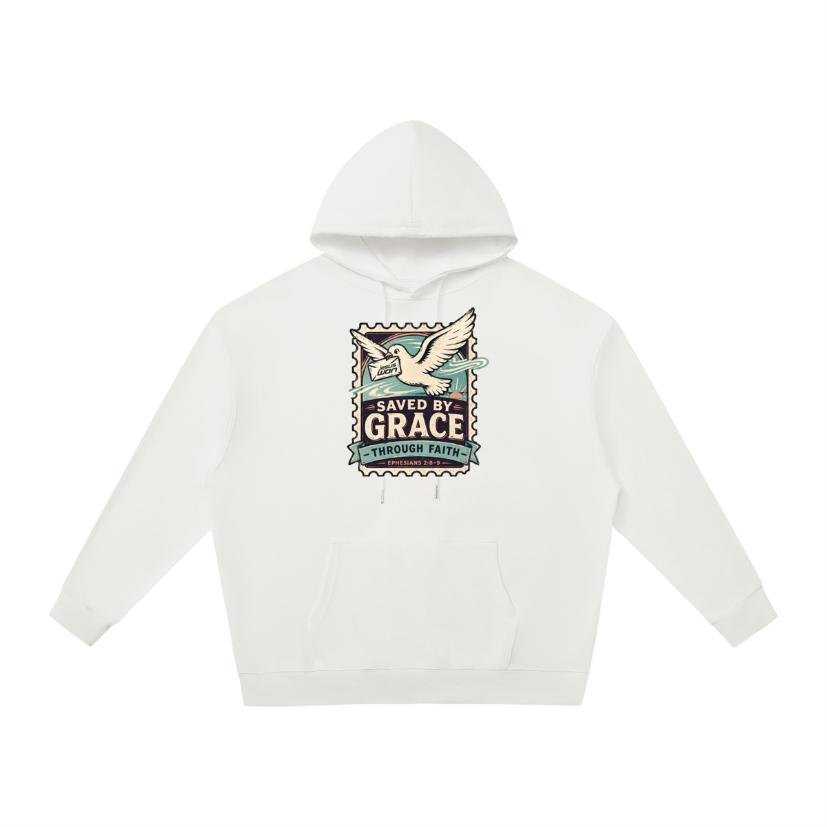 SAVED BY GRACE -THROUGH FAITH- - EPHESIANS 2:8-9 - Hoodie