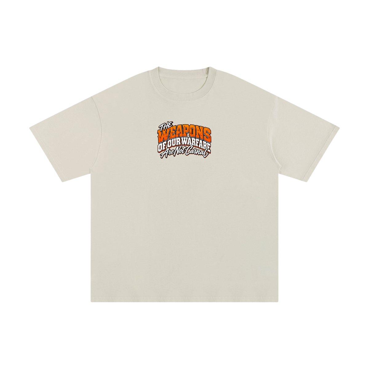THE WEAPONS OF OUR WARFARE ARE NOT CARNAL HE IS COMMANDING EVIL SPIRITS TO LEAVE IN THE NAME OF JESUS - LUKE 10:19 - T-Shirt