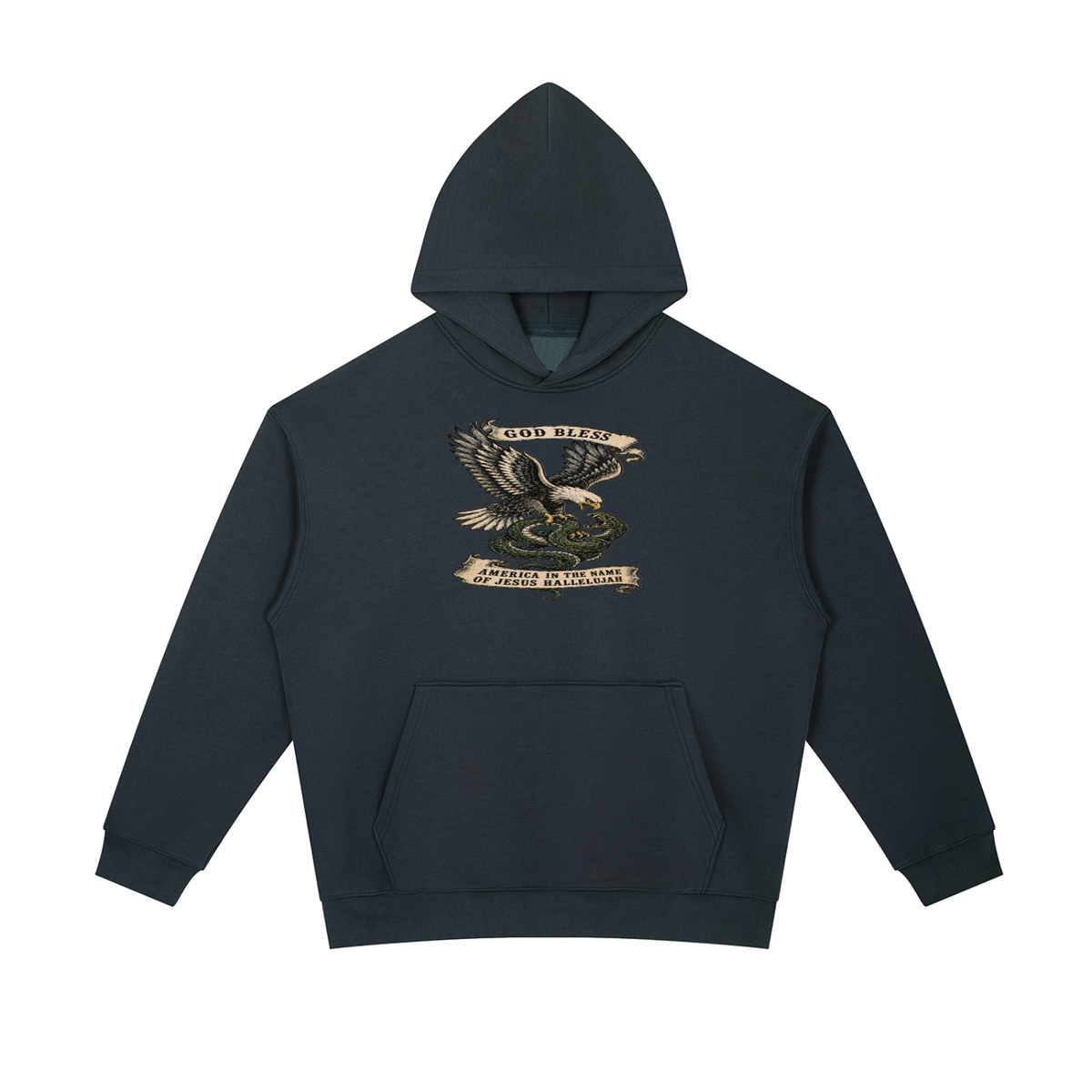 GOD BLESS AMERICA IN NAME OF JESUS HALLELUJAH Hoodie