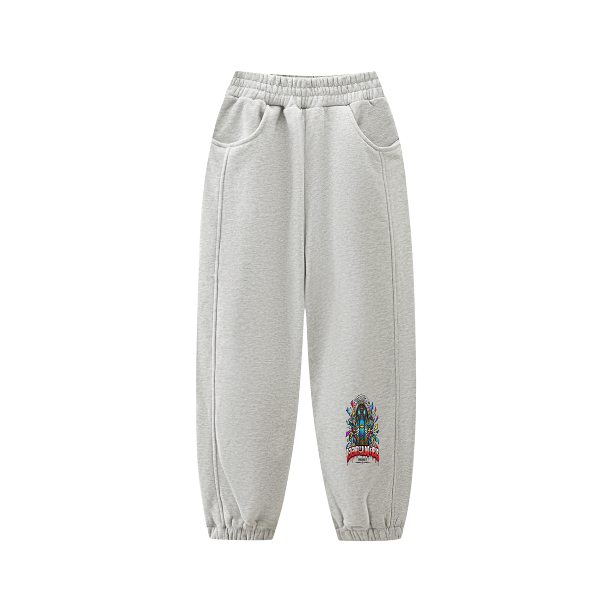 SHATTERED BY GRACE VINTAGE EXPLOSION REDEEMED BY THE BLOOD OF JESUS EPHESIANS 1:7 that's not a quote youth Sweatpants