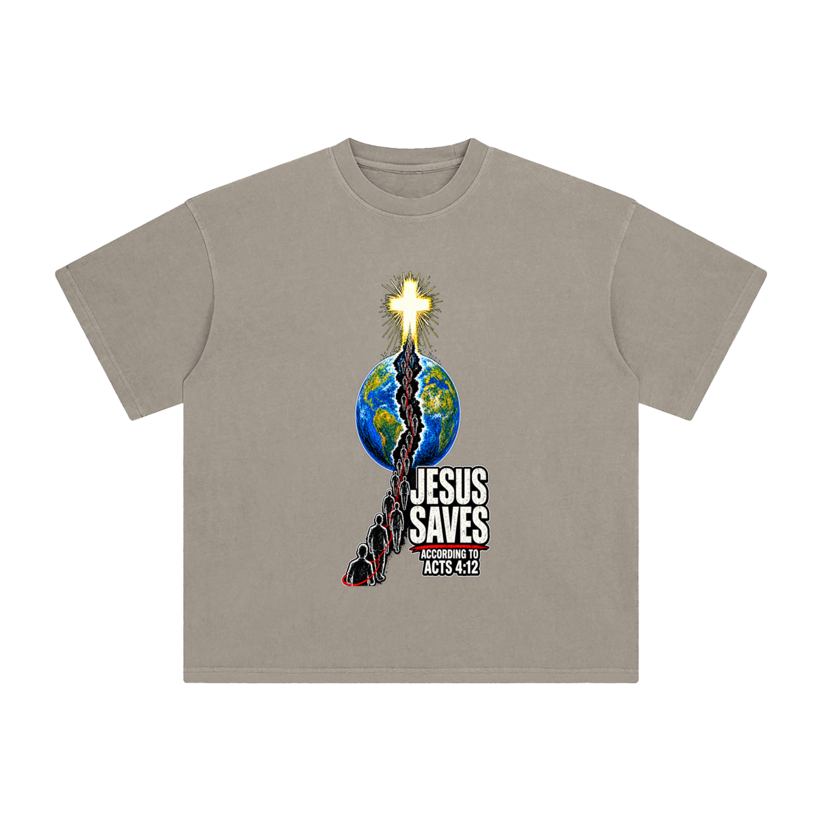 JESUS SAVES ACCORDING TO ACTS 4:12 T-Shirt