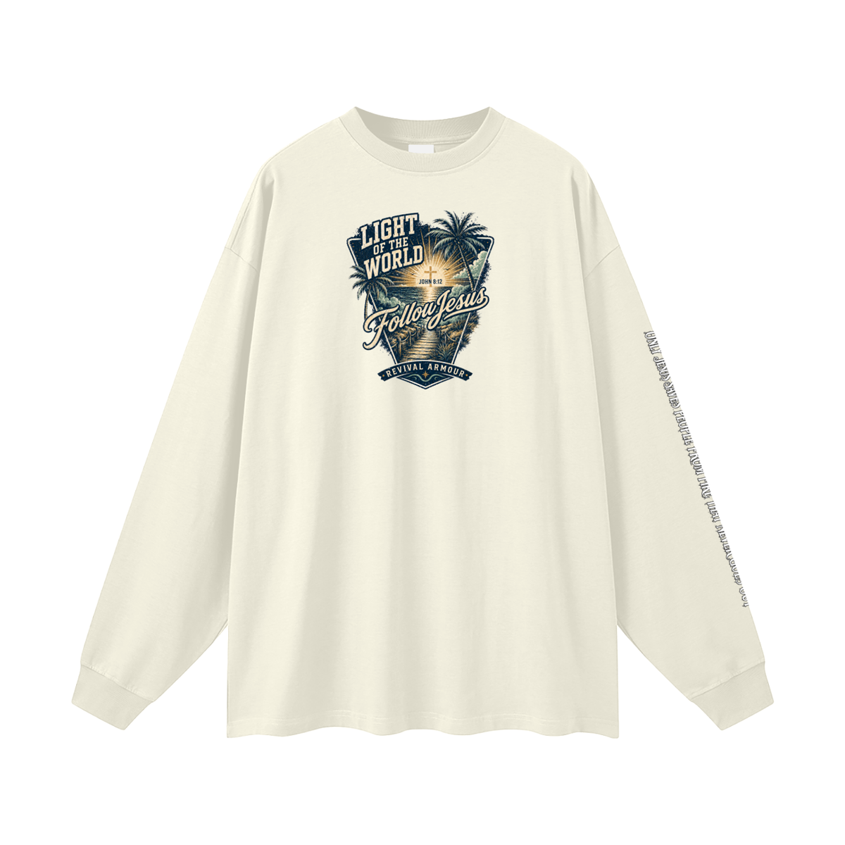 LIGHT OF THE WORLD FOLLOW JESUS REVIVAL ARMOUR Long Sleeve T-Shirt