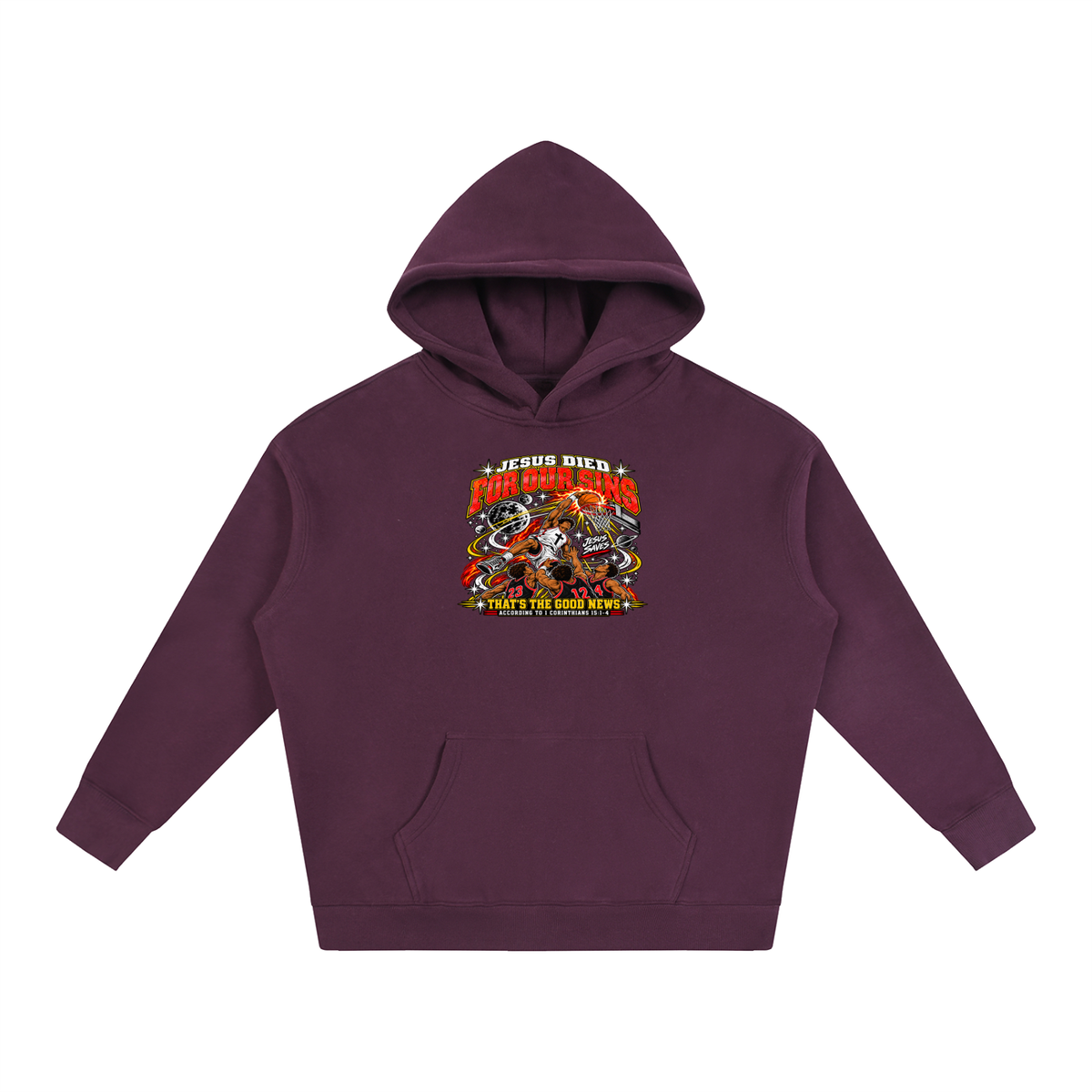 Jesus died for our sins that's the good news according to 1 Corinthians 15:1-4 Hoodie