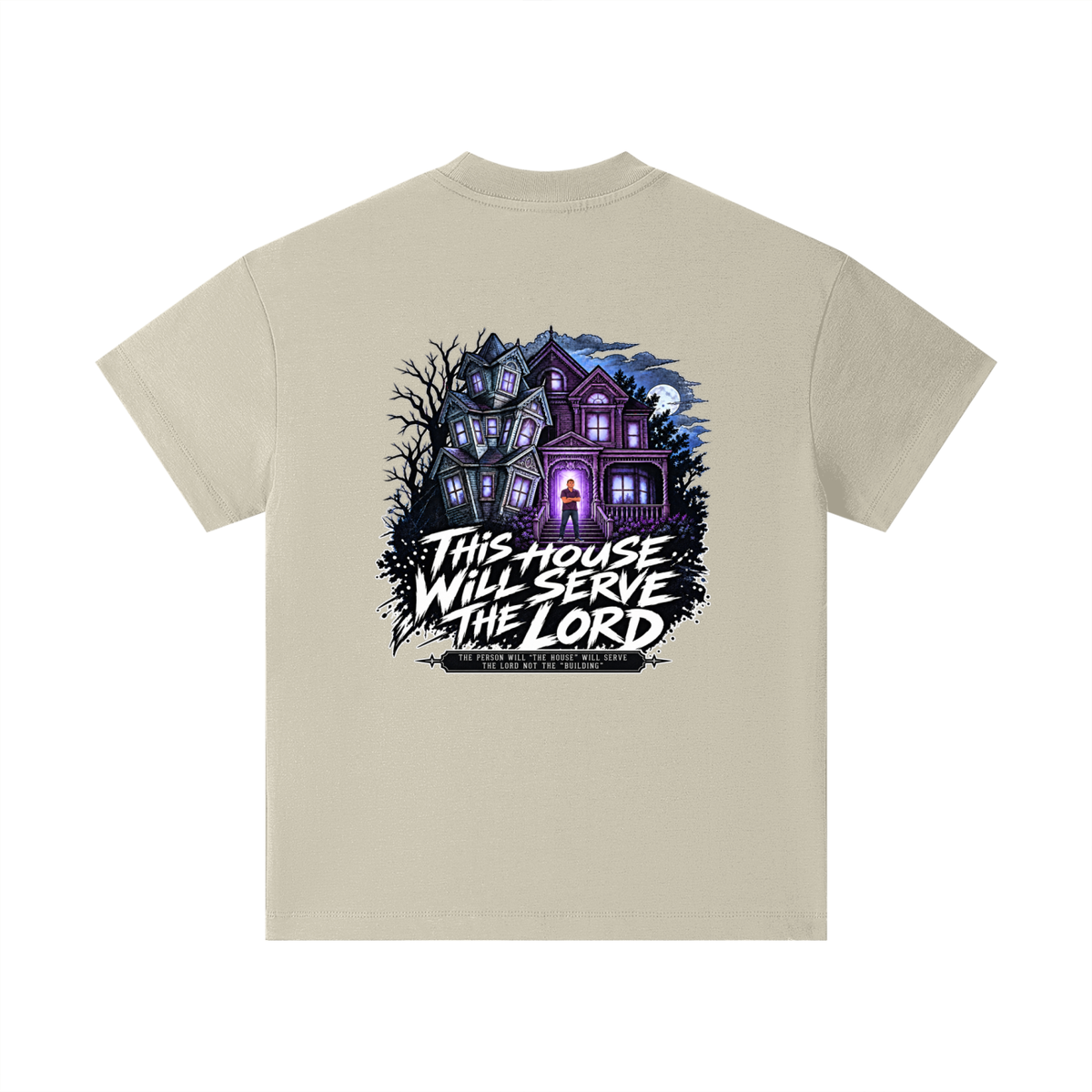 JESUS IS LORD ACCORDING TO JOHN 10:30 THIS HOUSE WiLL SERVE THE LORD THE PERSON WILL "THE HOUSE" WILL SERVE THE LORD NOT THE "BUILDING" Kids T-Shirt