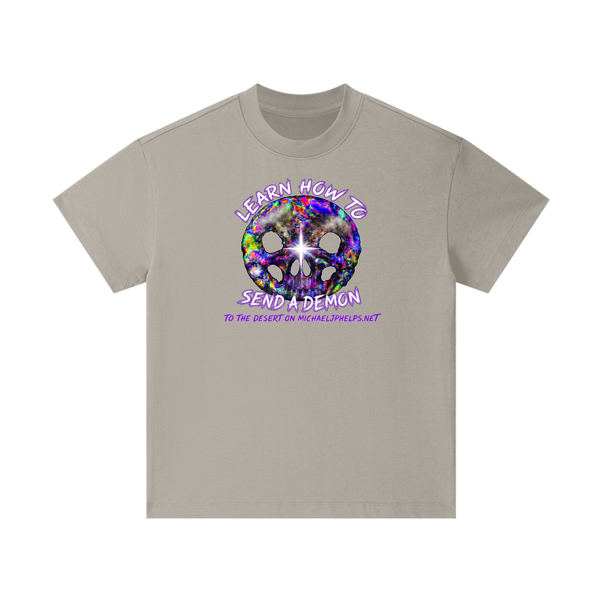 LEARN HOW TO SEND A DEMON TO THE DESERT ON MICHAELJPHELPS.NET Kids T-Shirt