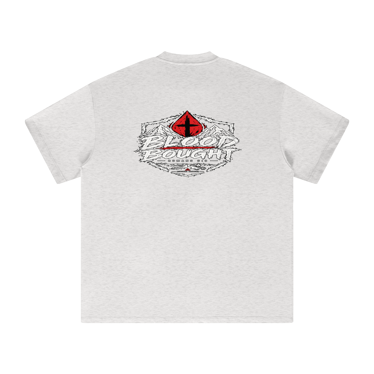BLOOD BOUGHT - ROMANS 5:9 - T-Shirt