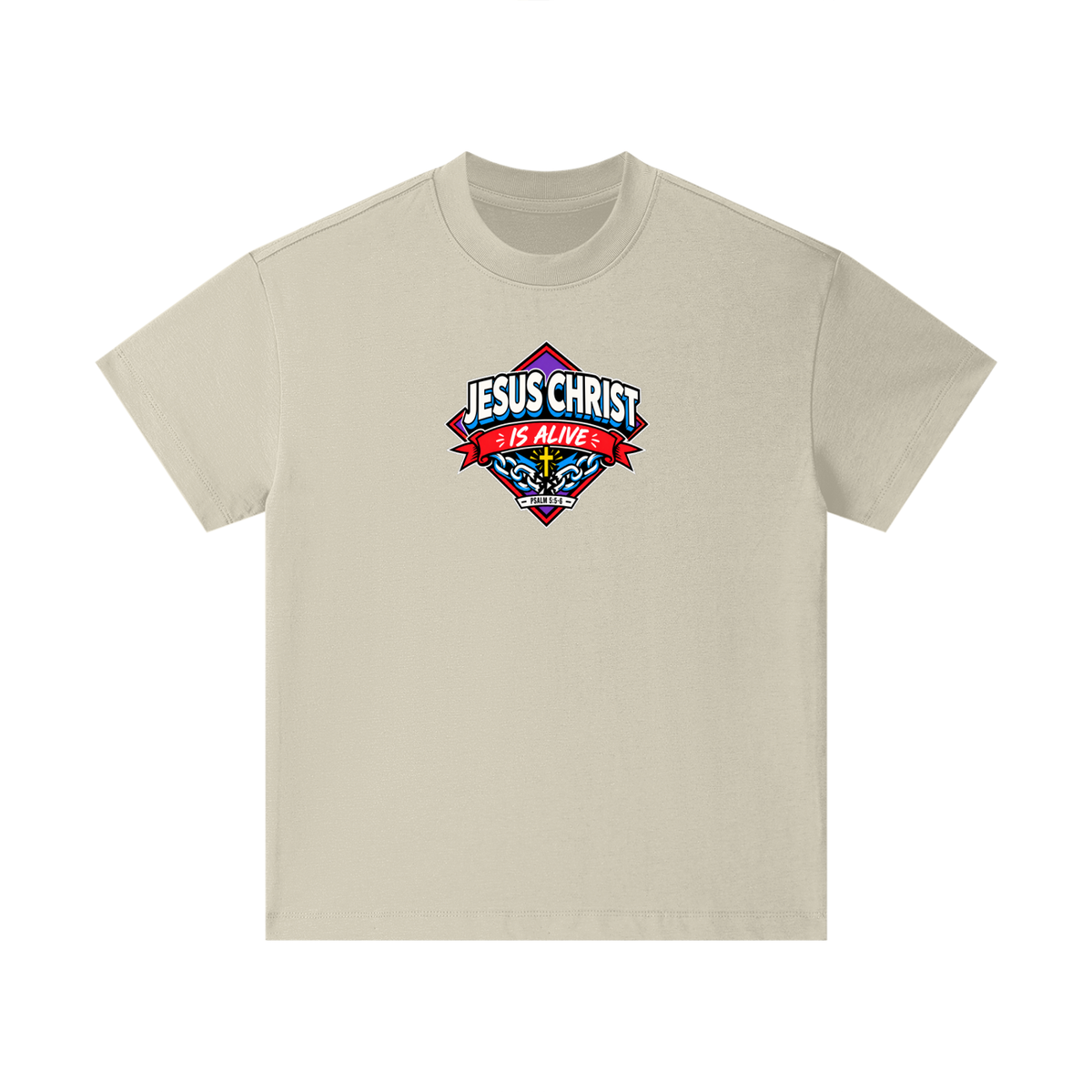 JESUS CHRIST IS ALIVE - PSALM 5:5-6 - Kids T-Shirt
