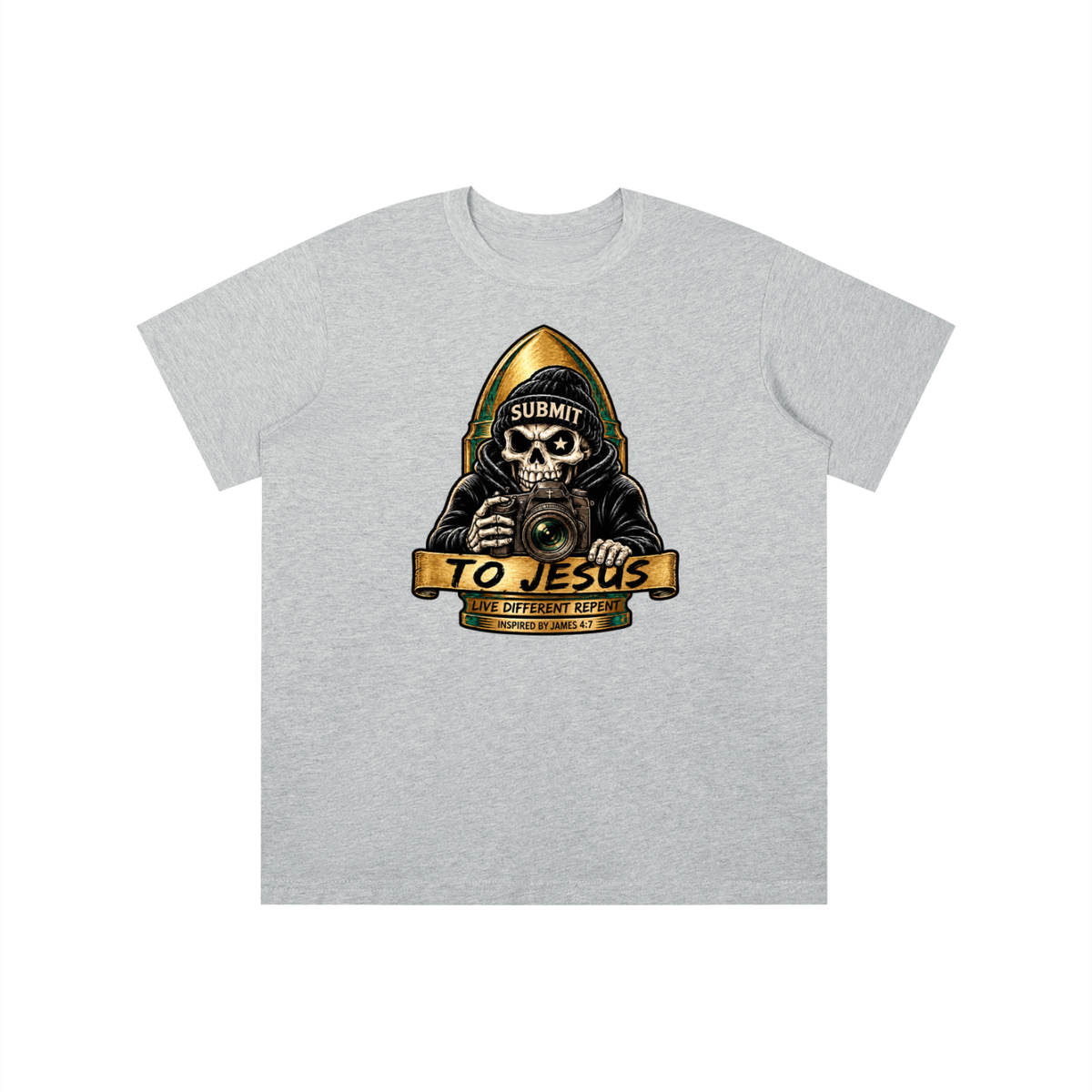 SUBMIT TO JESUS LIVE DIFFERENT REPENT INSPIRED BY JAMES 4:7 youth T-shirt