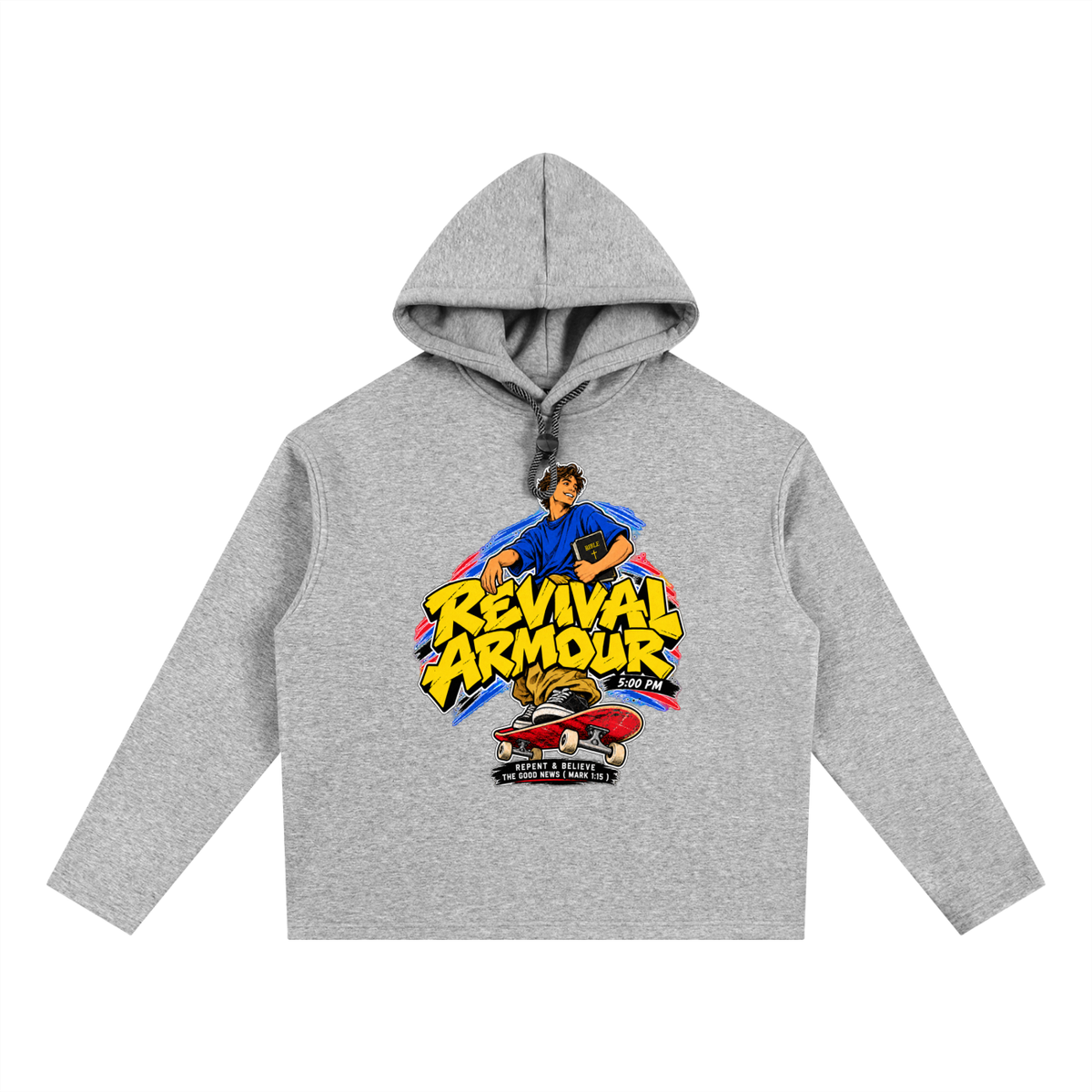 REVIVAL ARMOUR 5:00PM REPENT & BELIEVE THE GOOD NEWS ( MARK 1:15 ) Hoodie
