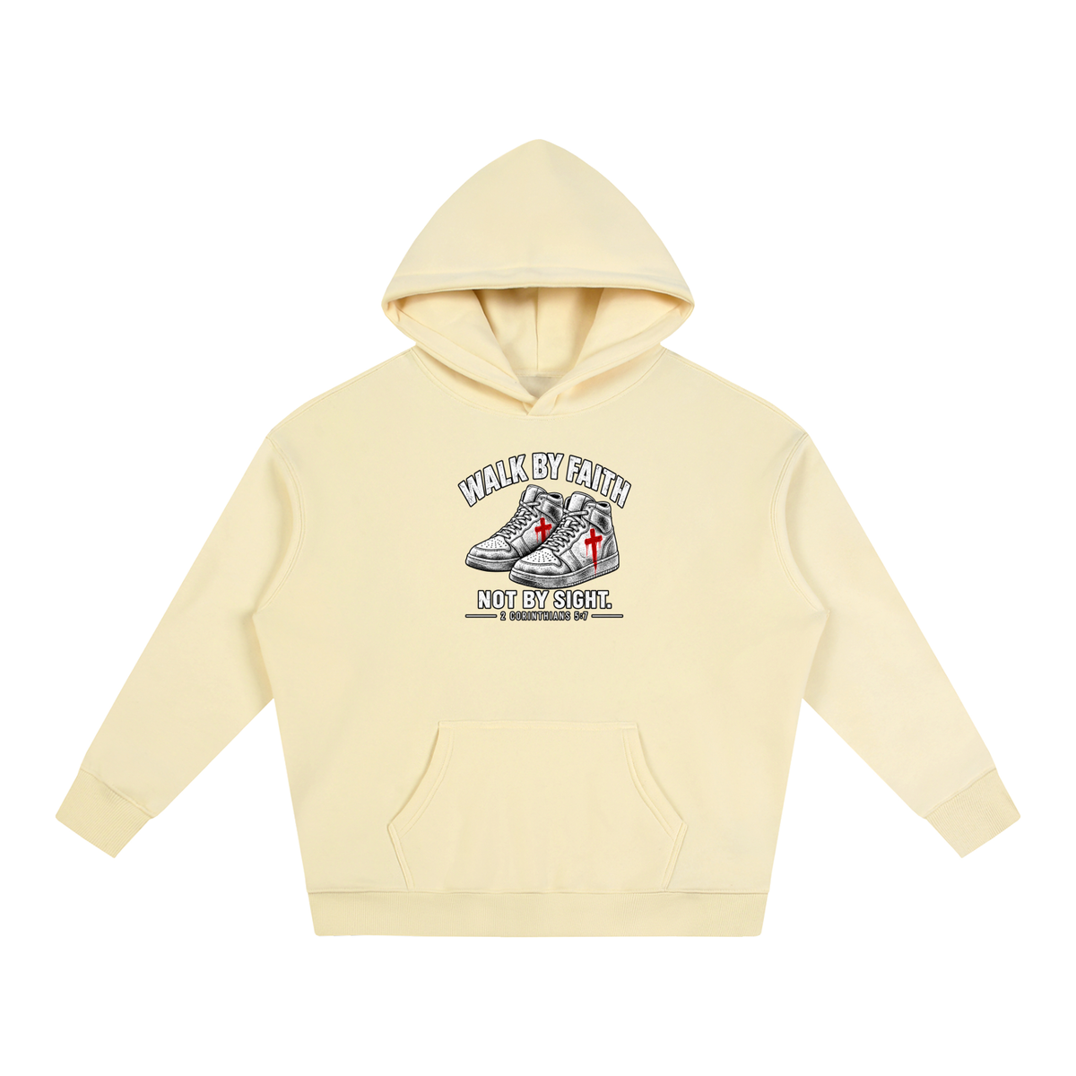 Walk by faith not by sight. Hoodie