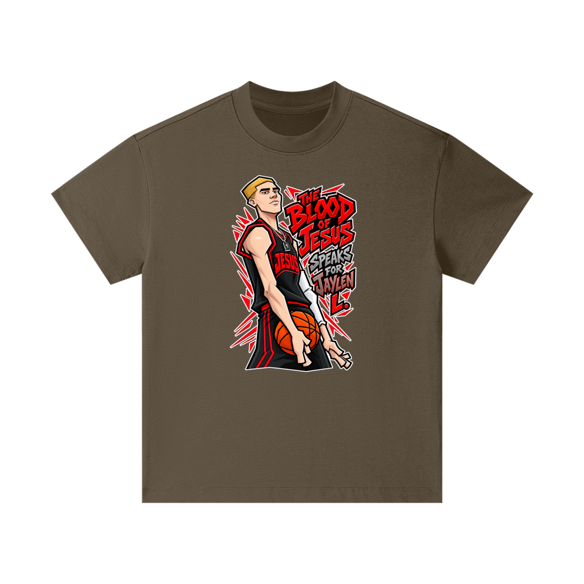 THE BLOOD OF JESUS SPEAKS FOR JAYLEN L. Kids T-Shirt