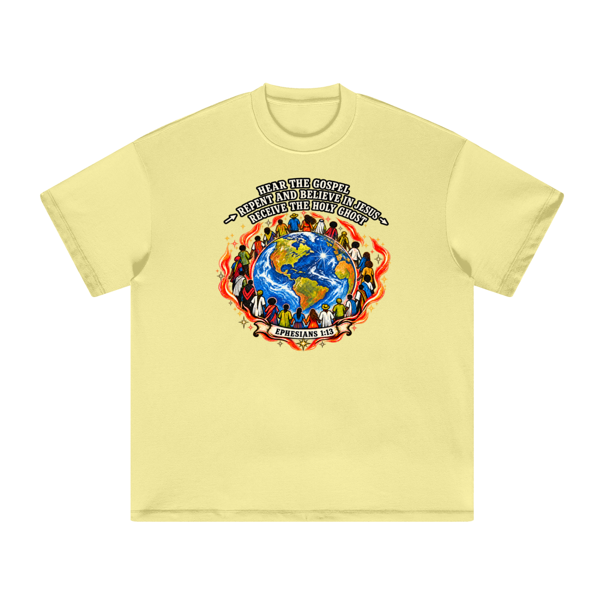 Hear the Gospel > repent and believe in Jesus > Receive the Holy Ghost T-Shirt