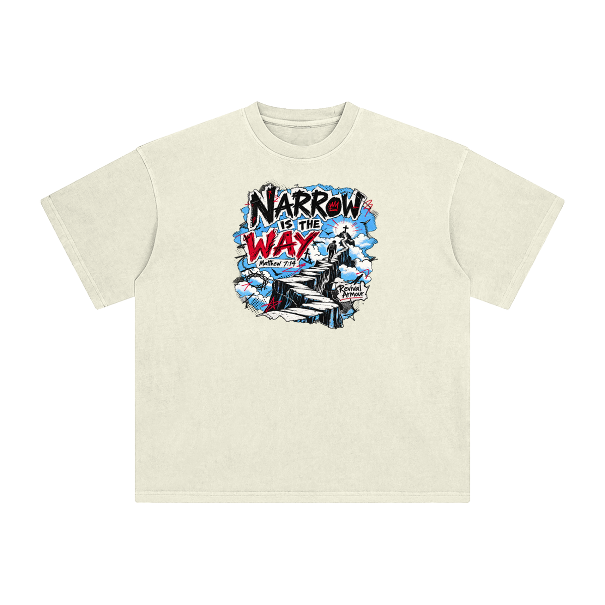 NARROW IS THE WAY [MATTHEW 7:14] Revival Armour T-Shirt