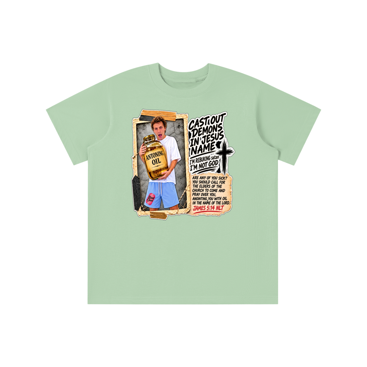 I'M REBUKING satan I'M NOT GOD youth T-shirt