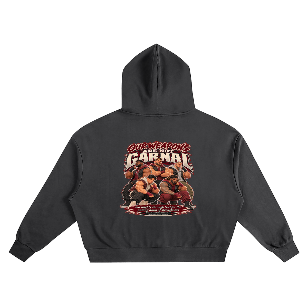HUMANS ARE STUPID (Jeremiah 4:22) OUR WEAPONS ARE NOT CARNAL but mighty through God for the pulling down of strongholds SATAN IS MOST LIKELY A DISEMBODIED SPIRIT Hoodie