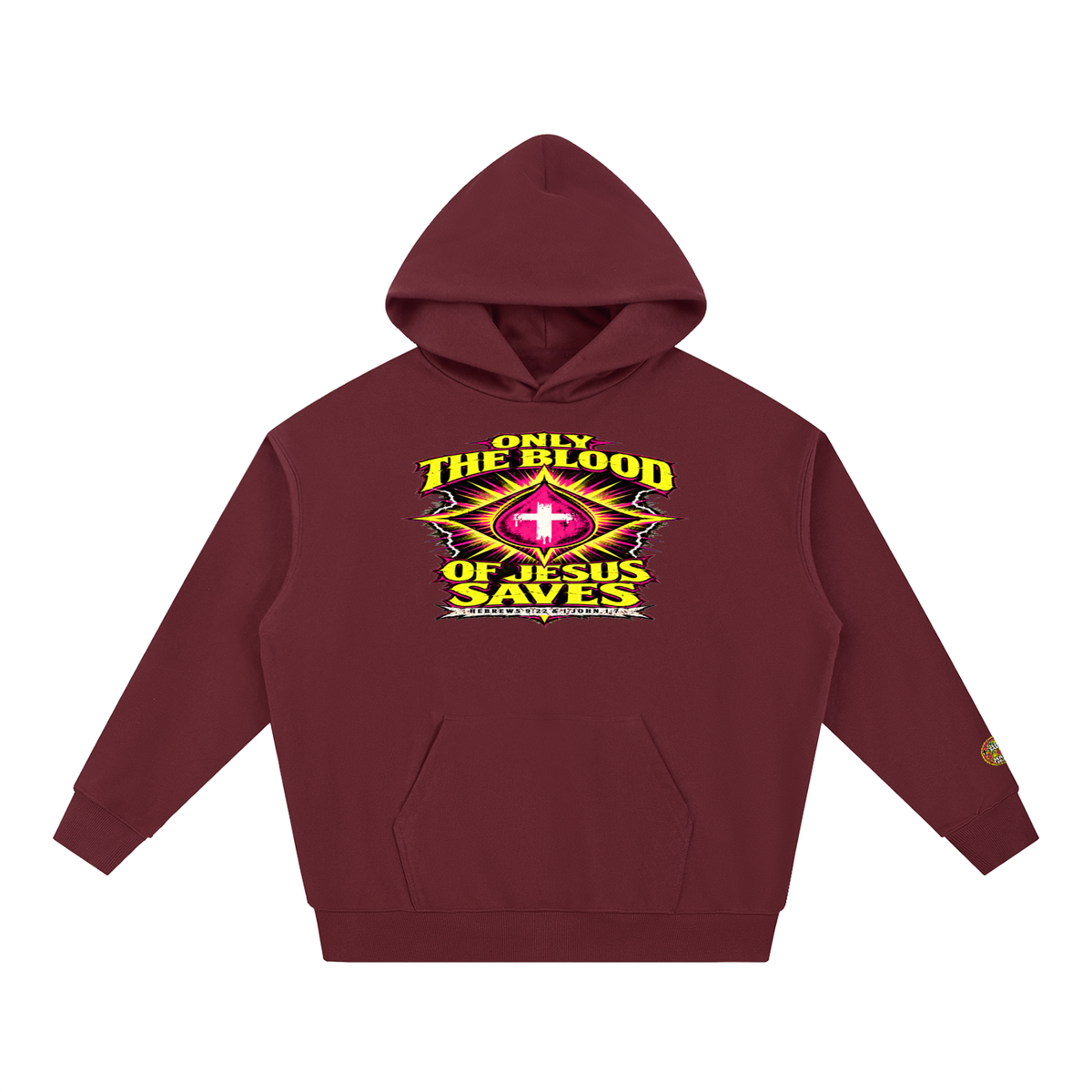 Only the blood of Jesus saves Hoodie