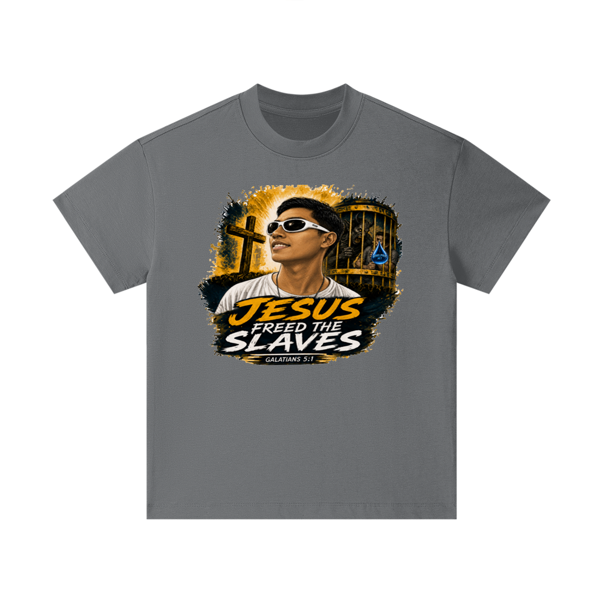 Jesus freed the slaves Kids T-Shirt