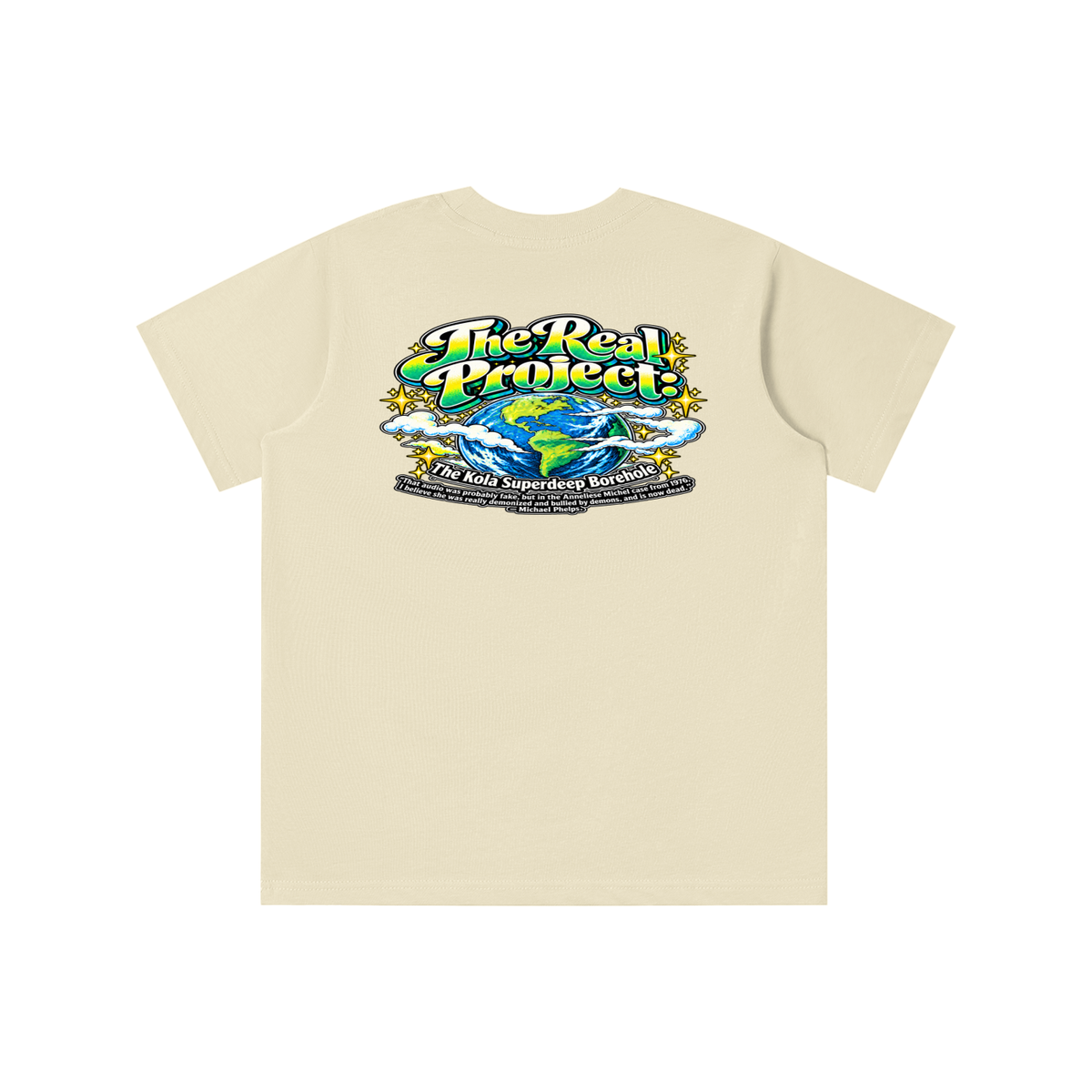 REDEEMED BY THE OF JESUS ACCORDING TO EPHESIANS 1:7 THE REAL PROJECT: THE KOLA SUPERDEEP BOREHOLE youth T-shirt