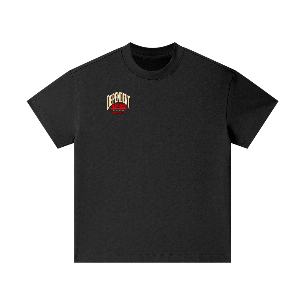 DEPENDANT ON JESUS CHRIST Kids T-Shirt