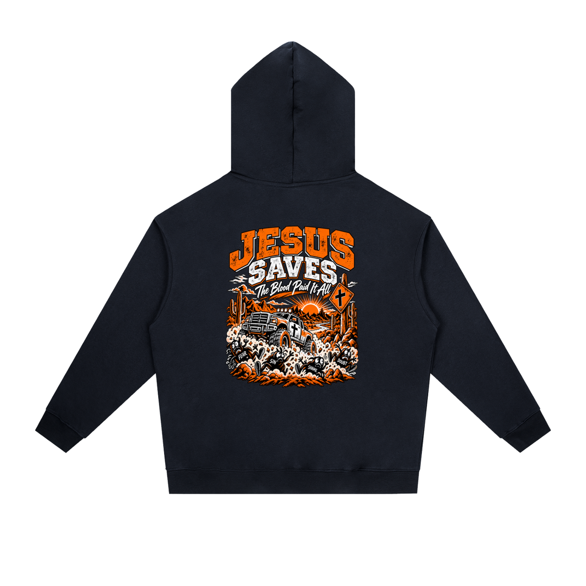 JESUS DIED FOR FOR OUR SINS THAT'S THE GOOD NEWS 1 CORTHIANS 15:1-4 JESUS SAVES THE BLOOD PAID IT ALL Hoodie