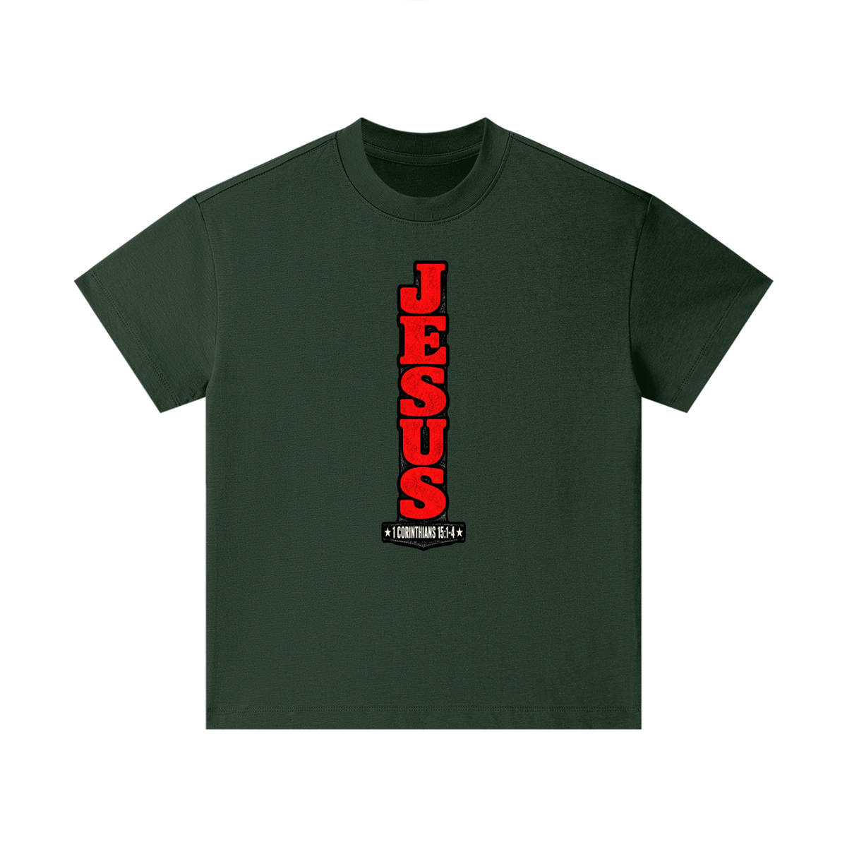 Jesus 1 Corinthians 15 :1-4  Kids T-Shirt