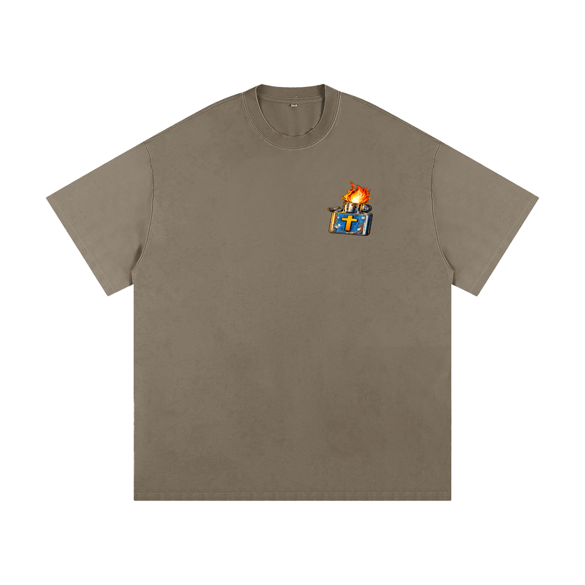 JESUS SAVES FROM IRE THAT GOES OUT AND DOGS DON'T GO TO THE NEW JERUSALEM ACCORDING TO REVELATION 22:15 T-Shirt