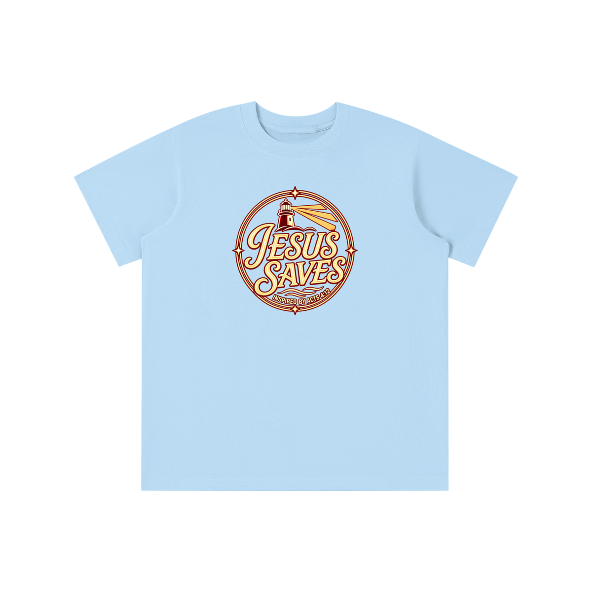 JESUS SAVES INSPIRED BY ACTS 4:12 youth T-shirt