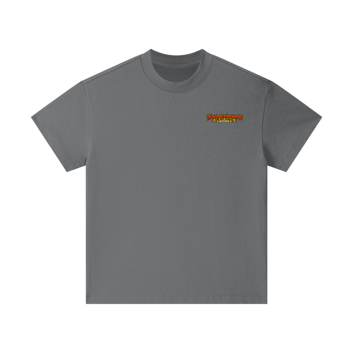 THE WEAPONS OF OUR WAREFARE ARE NOT CARNAL (2 CORINTHIANS 10:4) Kids T-Shirt