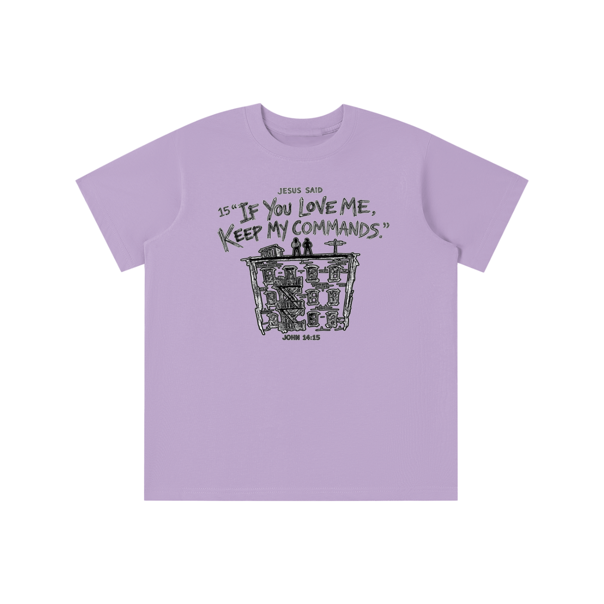 JOHN 14:15 NIV youth T-shirt