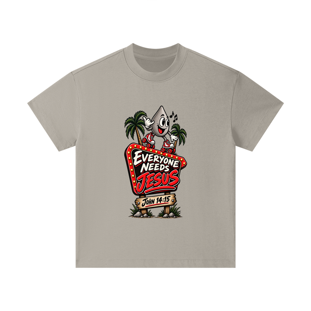 EVERYONE NEEDS JESUS . JOHN 14:15. Kids T-Shirt