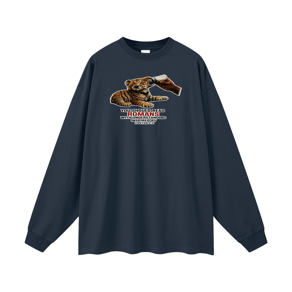 YOU SHOULD READ ROMANS WITH UNDERSTANDING INSPIRED BY 1 PETER 2:2 Long Sleeve T-Shirt