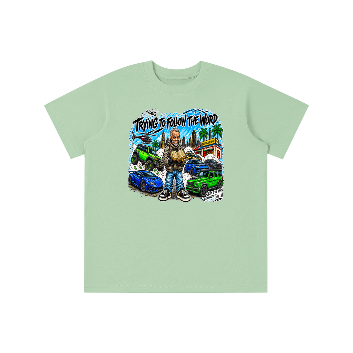 TRYING TO FOLLOW THE WORD youth T-shirt