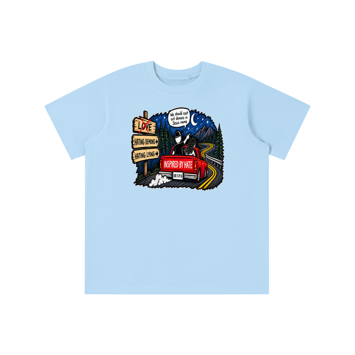 INSPIRED BY HATE youth T-shirt