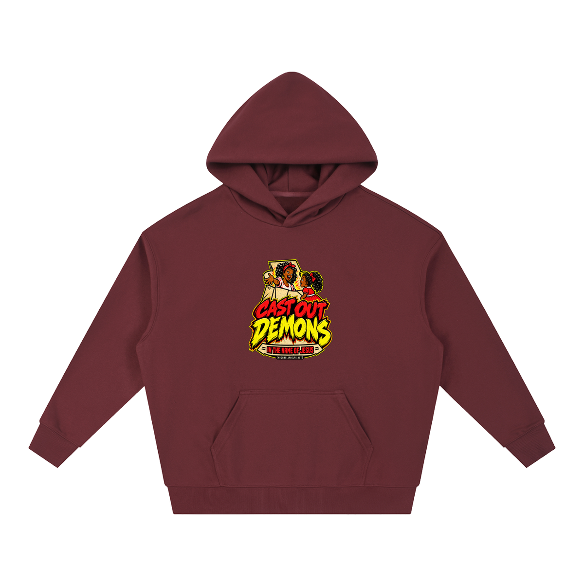 CAST OUT DEMONS IN THE NAME OF JESUS (MICHAELJPHELPS.NET) Hoodie