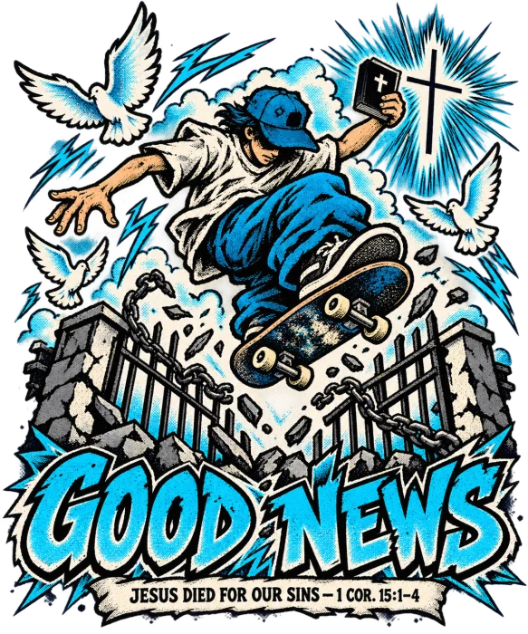 GOOD NEWS JESUS DIED FOR OUR SINS - 1 COR. 15:1-4 *that's not a quote Joggers