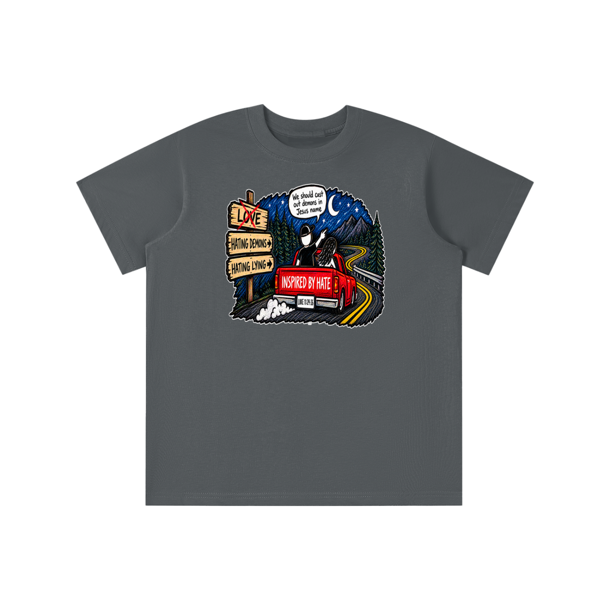 INSPIRED BY HATE youth T-shirt