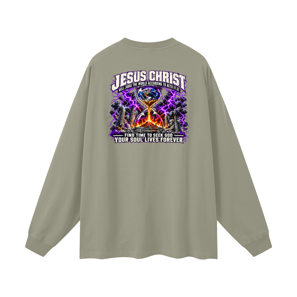 THE STRUGGLE IS REAL BUT SO IS JESUS - INSPIRED BY 1 PETER 5:10 - Long Sleeve T-Shirt