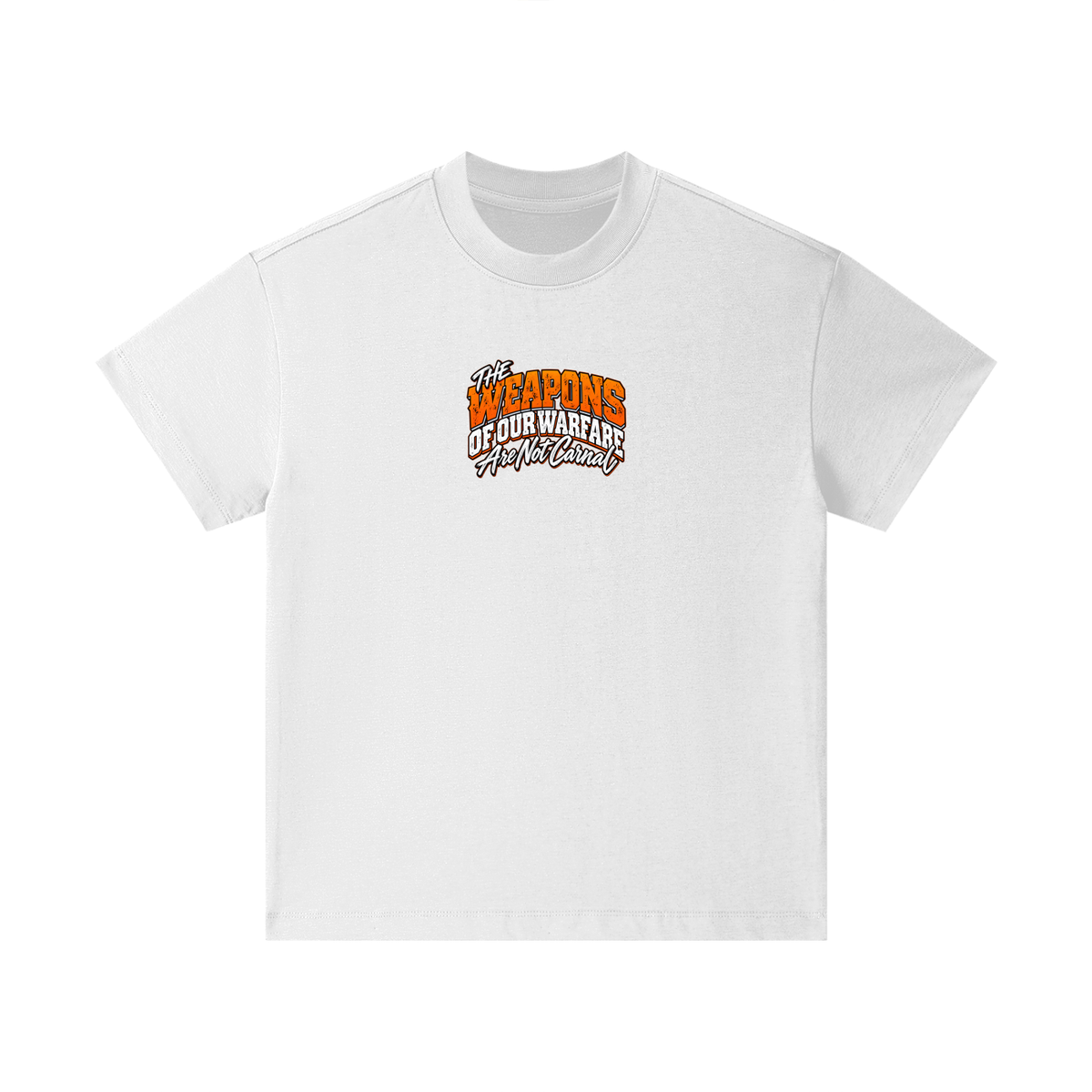 THE WEAPONS OF OUR WARFARE ARE NOT CARNAL HE IS COMMANDING EVIL SPIRITS TO LEAVE IN THE NAME OF JESUS - LUKE 10:19 - Kids T-Shirt