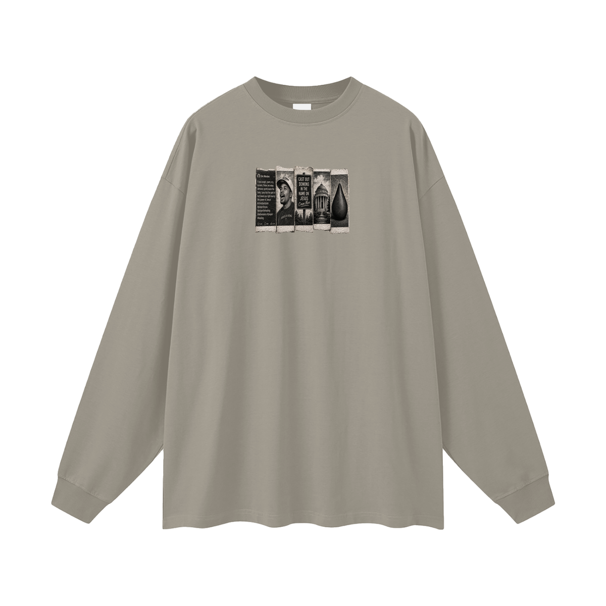 Cast out demons in the name of Jesus C'mon man Long Sleeve T-Shirt