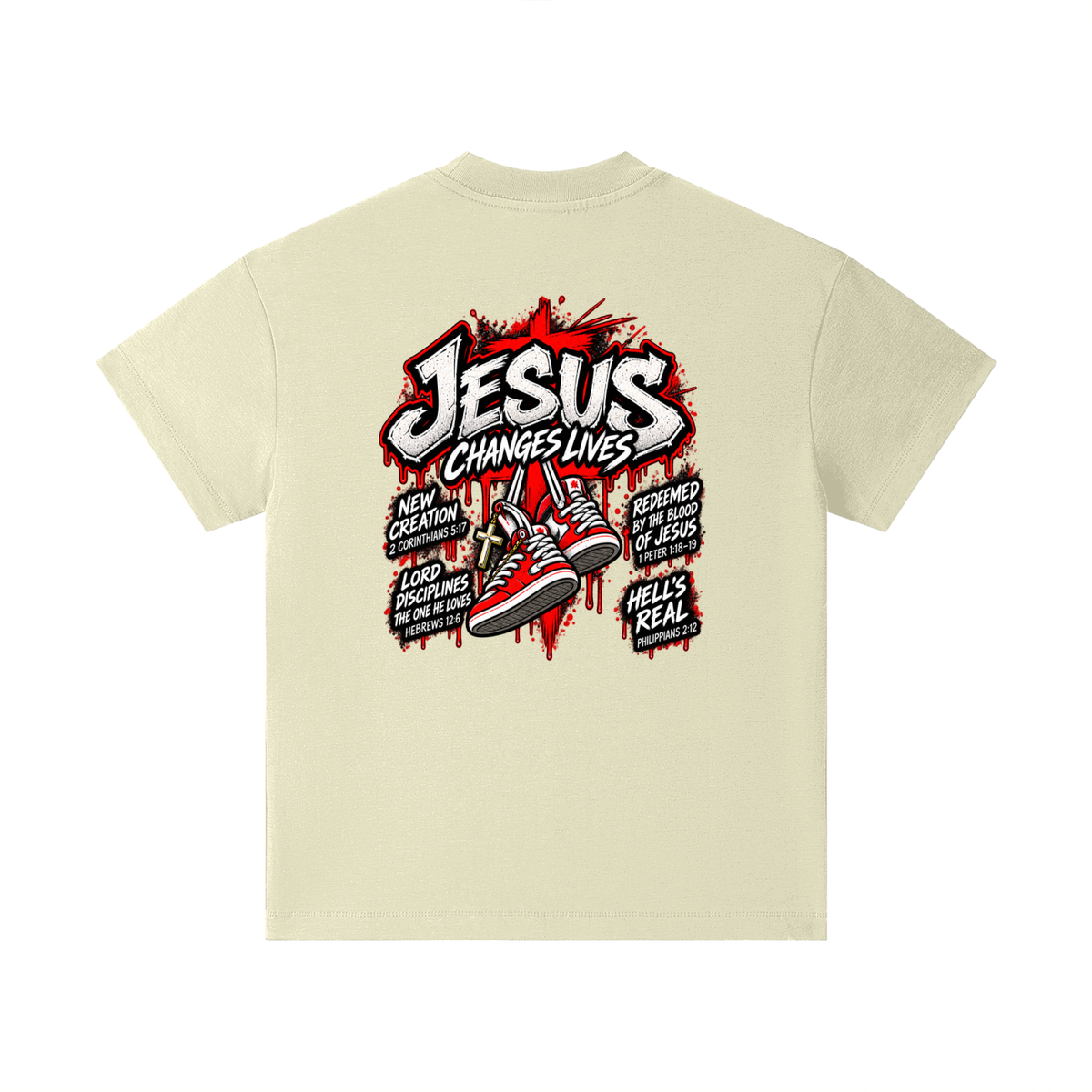 JESUS CHANGES LIVES Kids T-Shirt