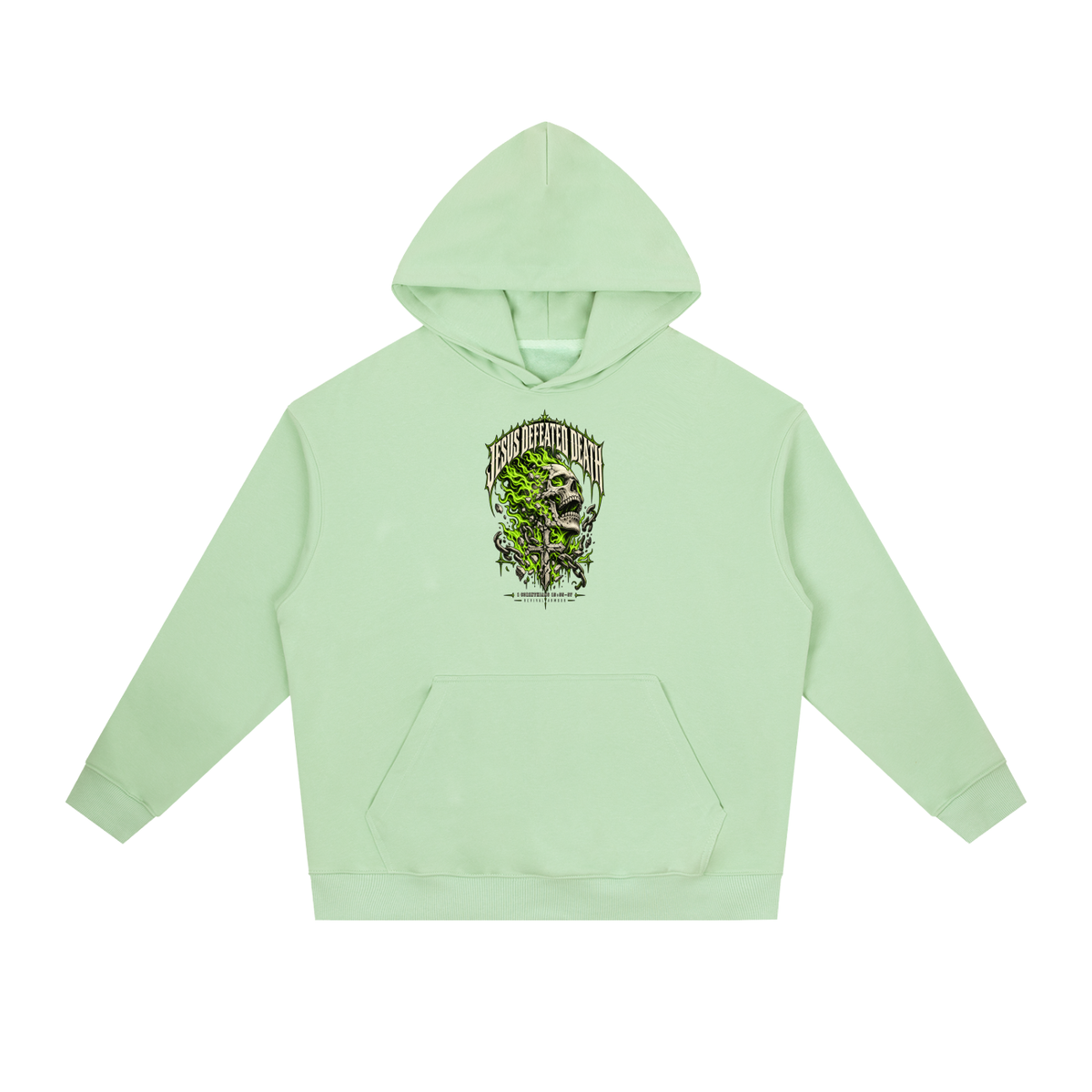 JESUS DEFEATED DEATH - 1 CORINTHIANS 15:55-57- Hoodie