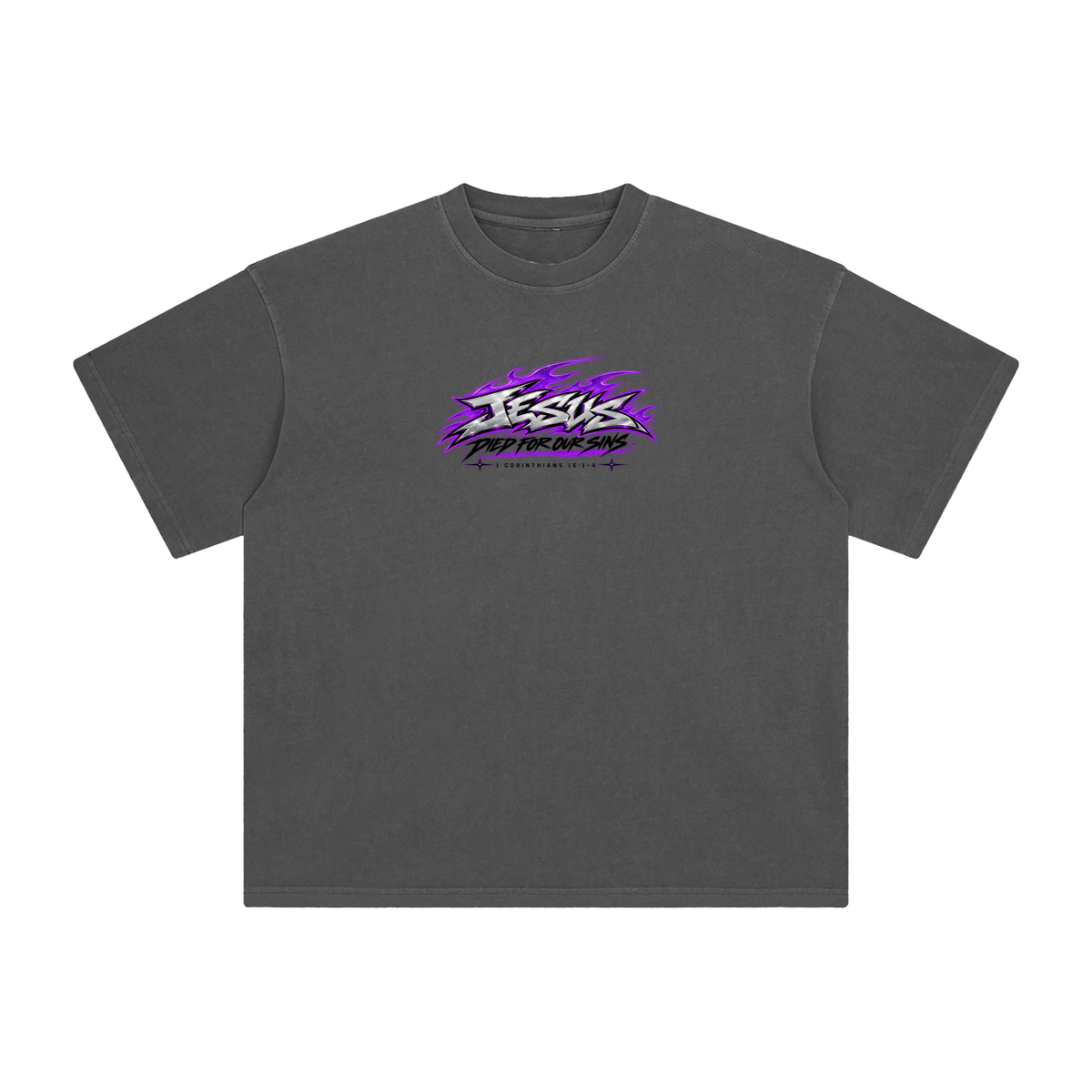 JESUS DIED FOR OUR SINS 1 CORINTHIANS 15:1-4 T-Shirt