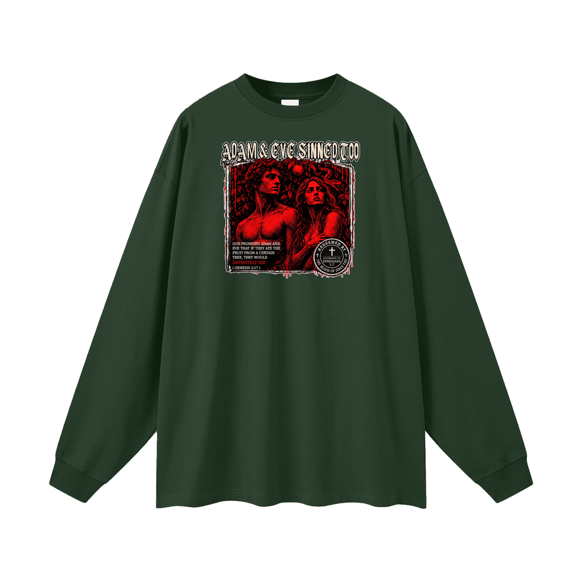 ADAM & EVE SINNED TOO Long Sleeve T-Shirt
