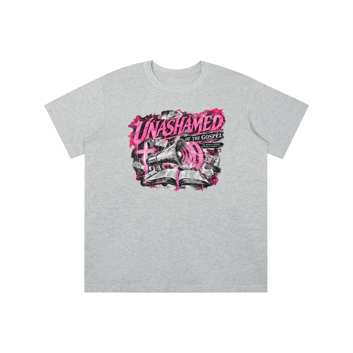 UNASHAMED OF THE GOSPEL OF JESUS CHIRST Inspired by 1 Corinthians 15:1-4 youth T-shirt